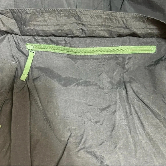 Timberland weather XL black + green nylon pull on wind breaker jacket - Picture 7 of 7